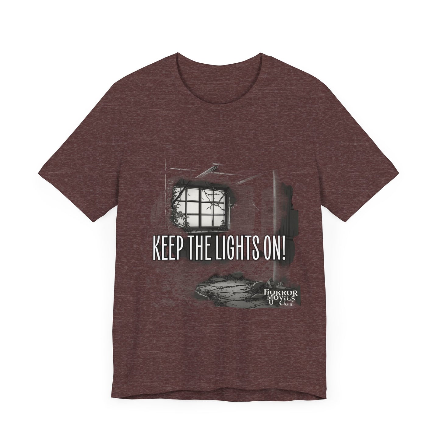 Horror Podcast Tee - Keep The Lights On