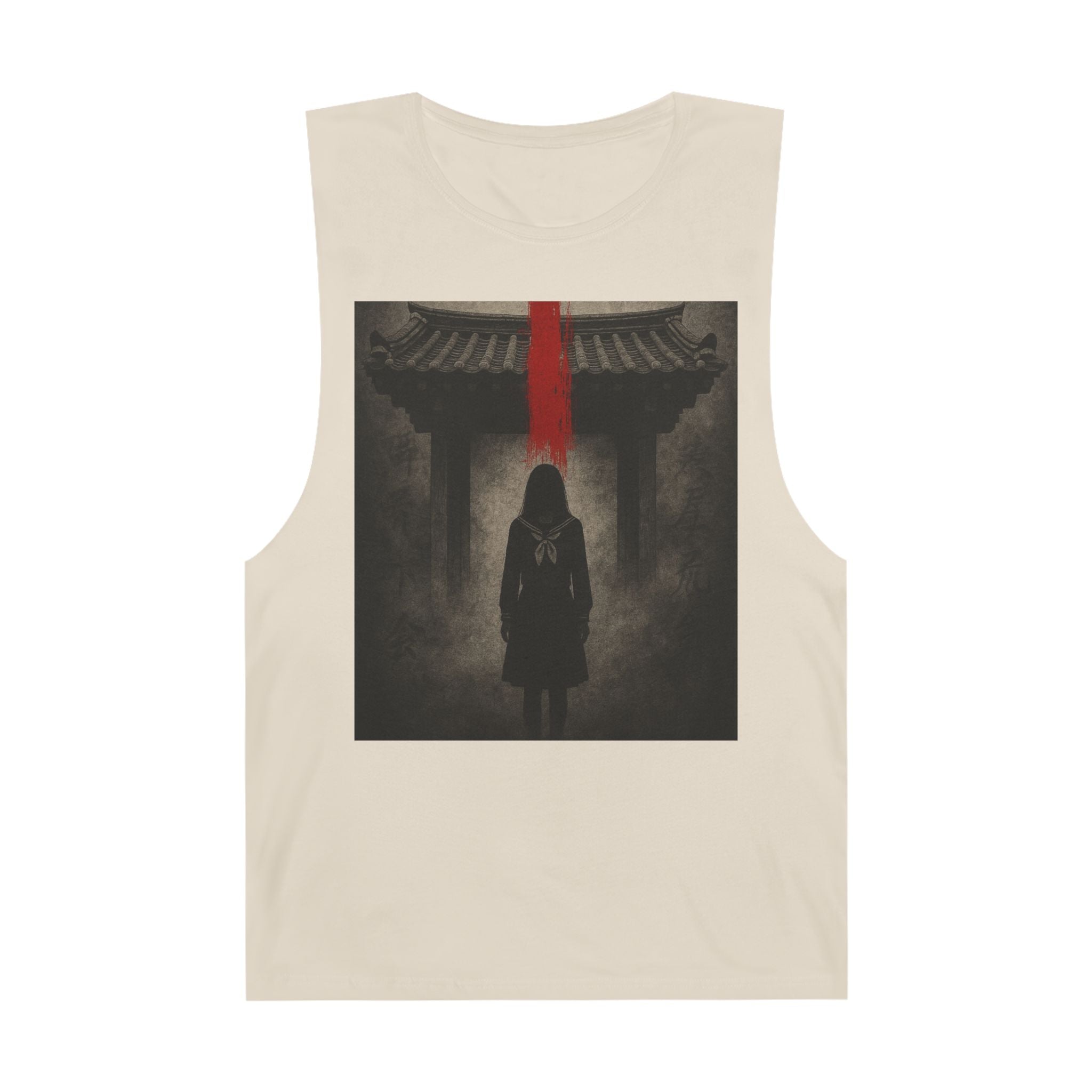 Tank Top - Hanok Haunting Unisex Tank Inspired by Traditional Korean Houses and Whispering Corridors Series