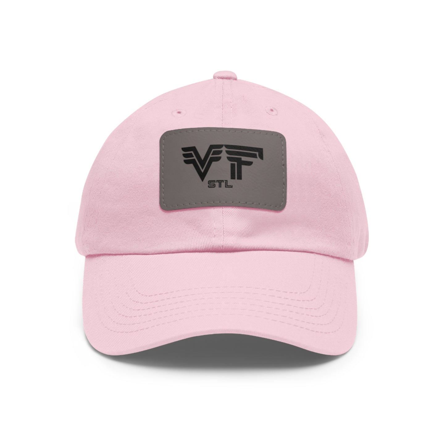 Dad Hat with Leather Patch (Rectangle)