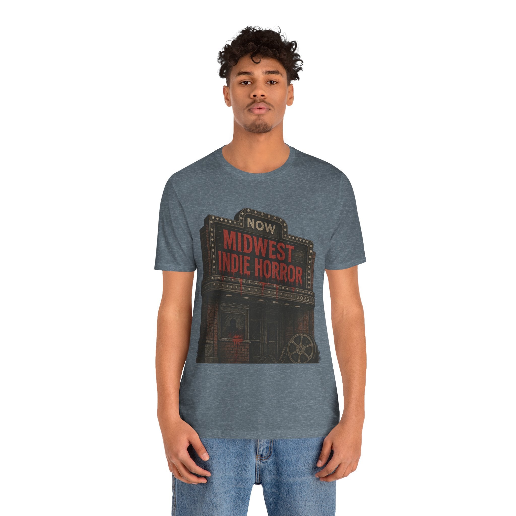 Midwest Indie Horror Tee, Unisex Graphic Tee, Horror Movie Shirt, Indie Film Merch, Halloween Costume T-Shirt, Unique Gift for Film Lovers