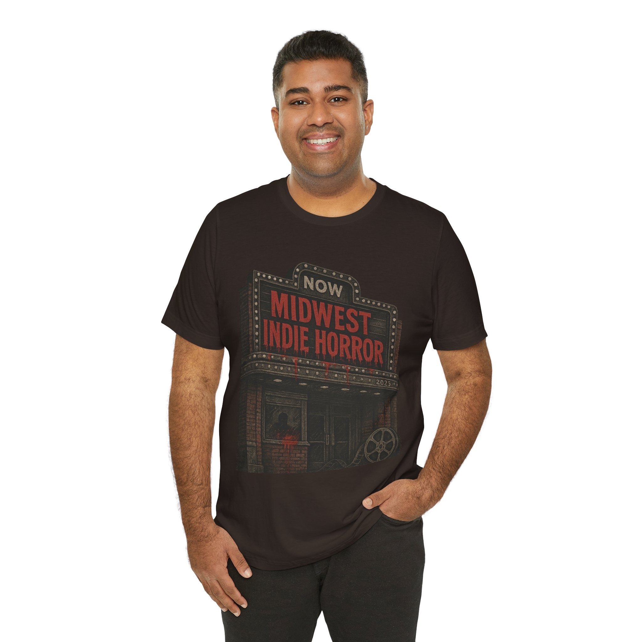 Midwest Indie Horror Tee, Unisex Graphic Tee, Horror Movie Shirt, Indie Film Merch, Halloween Costume T-Shirt, Unique Gift for Film Lovers