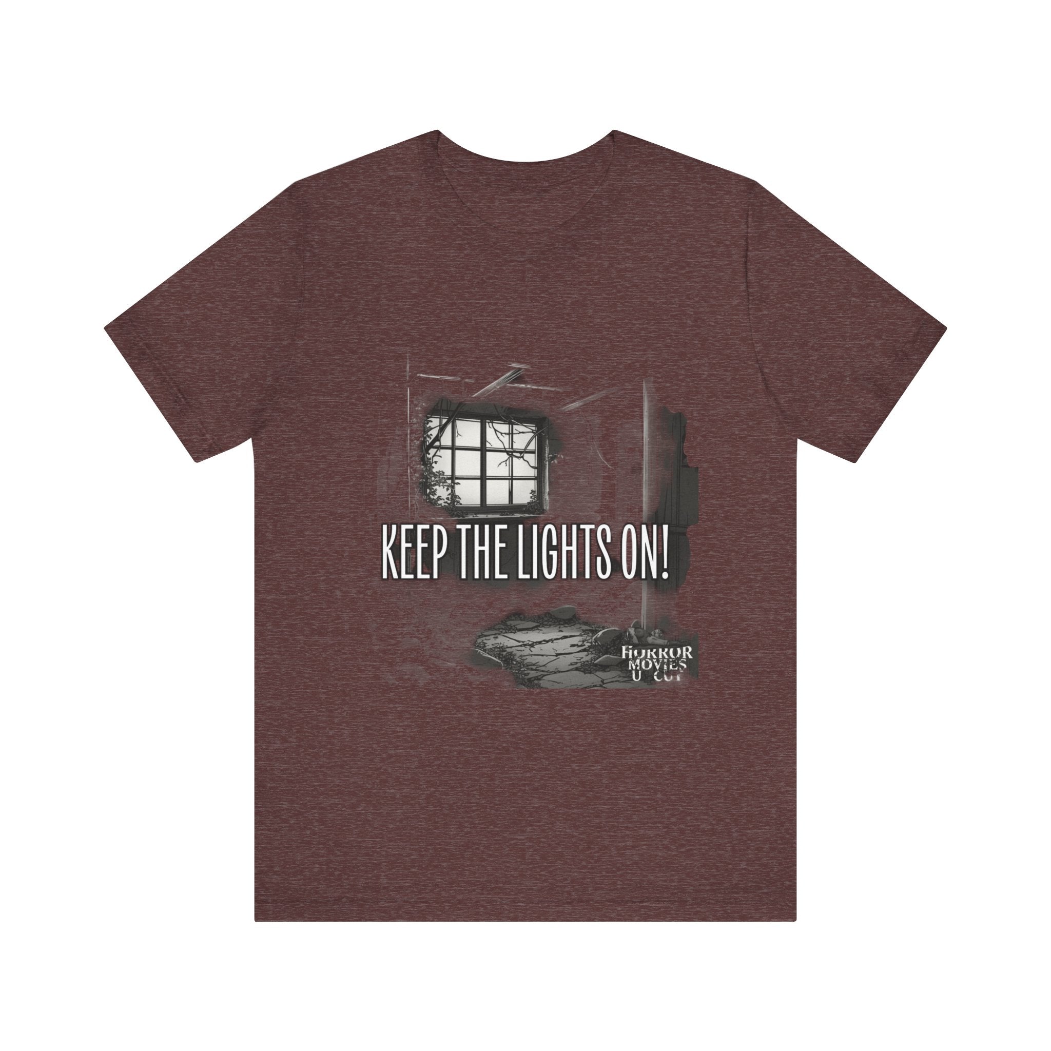 Horror Podcast Tee - Keep The Lights On