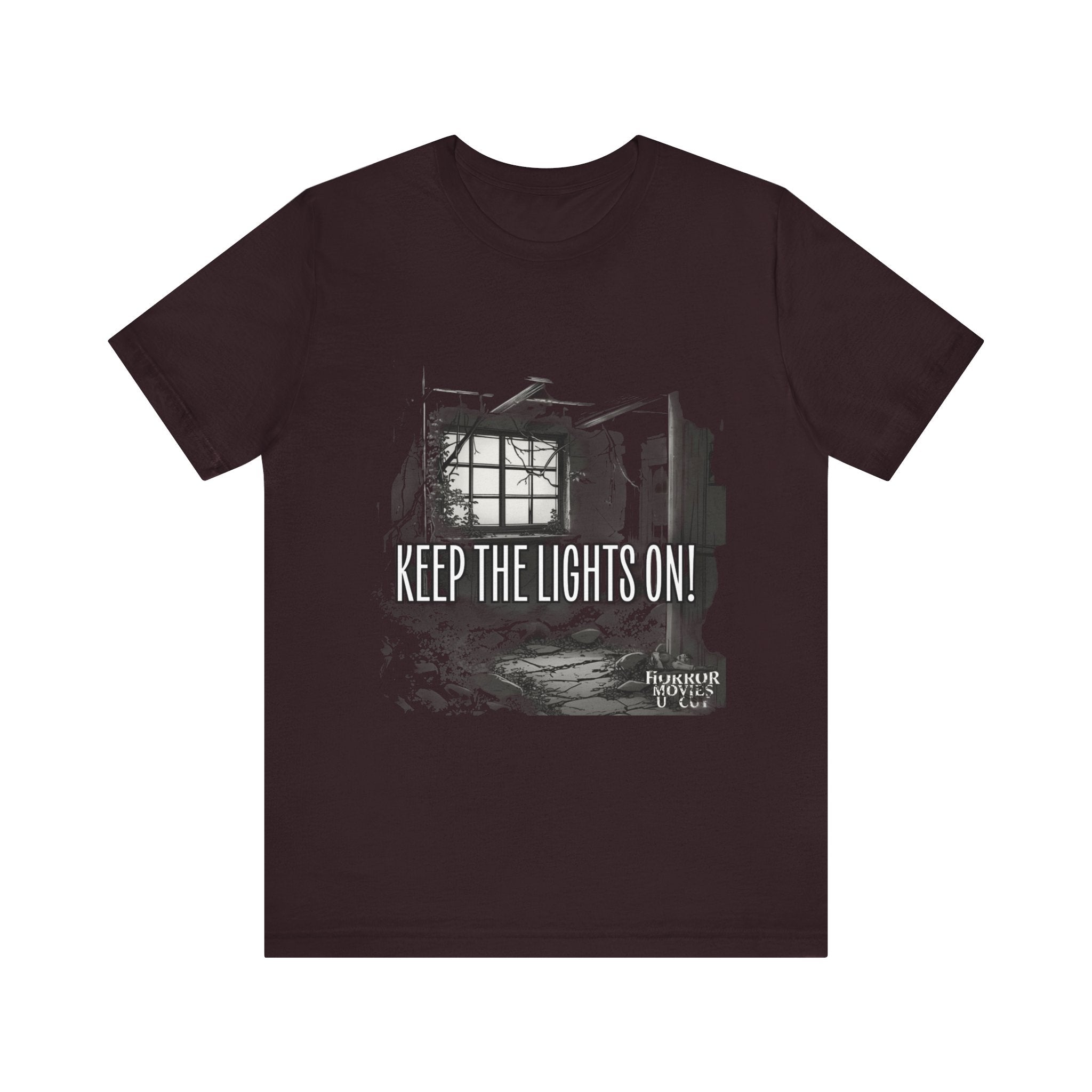 Horror Podcast Tee - Keep The Lights On