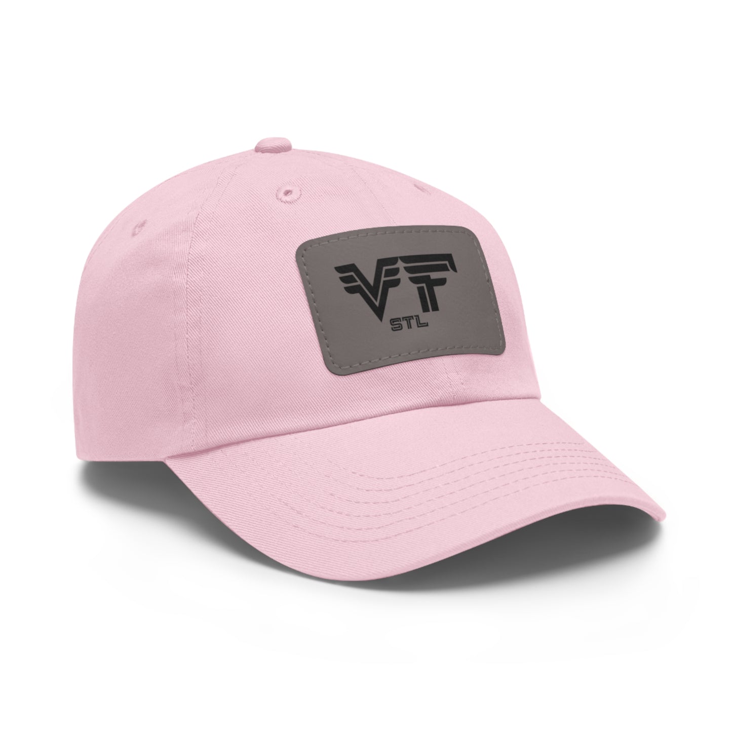 Dad Hat with Leather Patch (Rectangle)