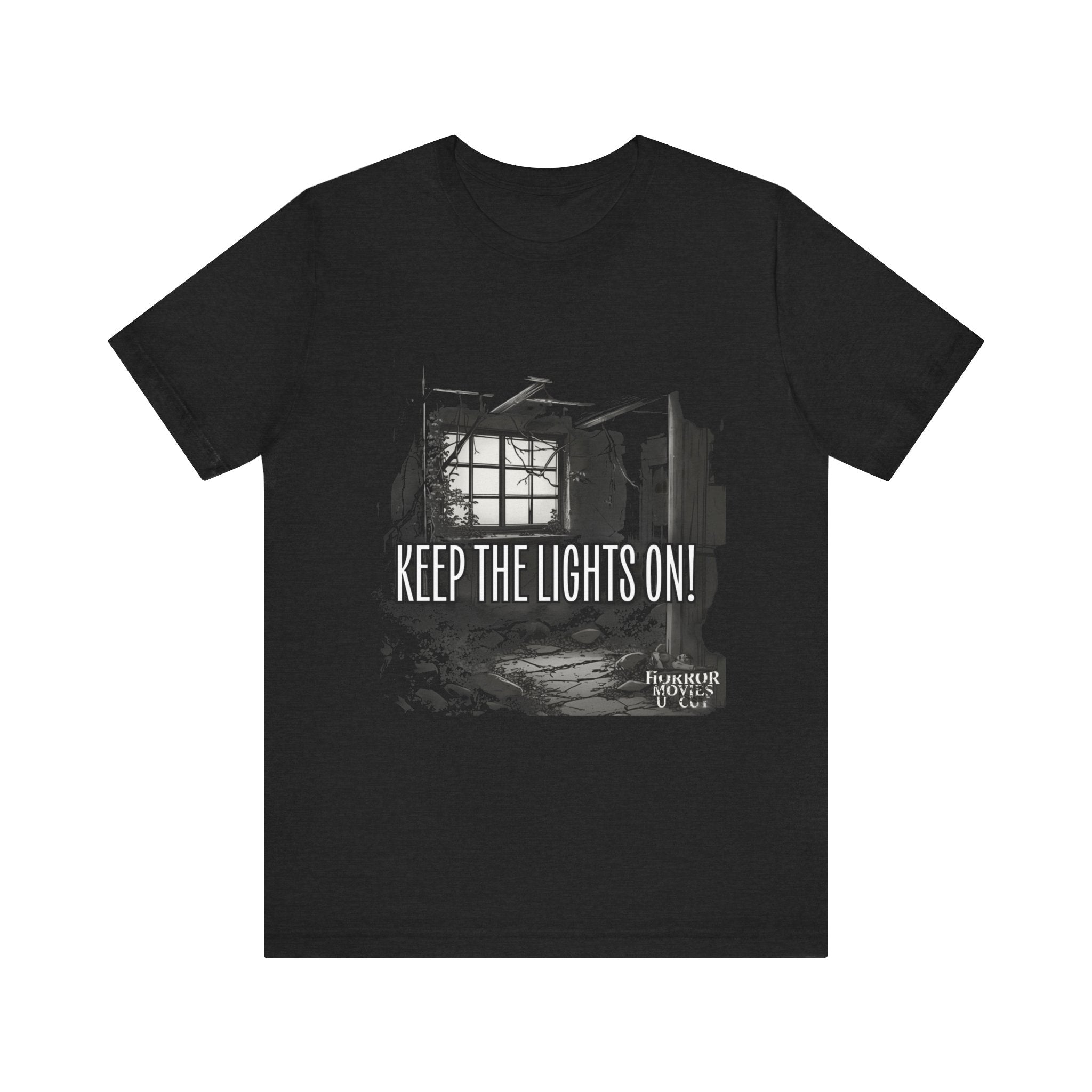 Horror Podcast Tee - Keep The Lights On