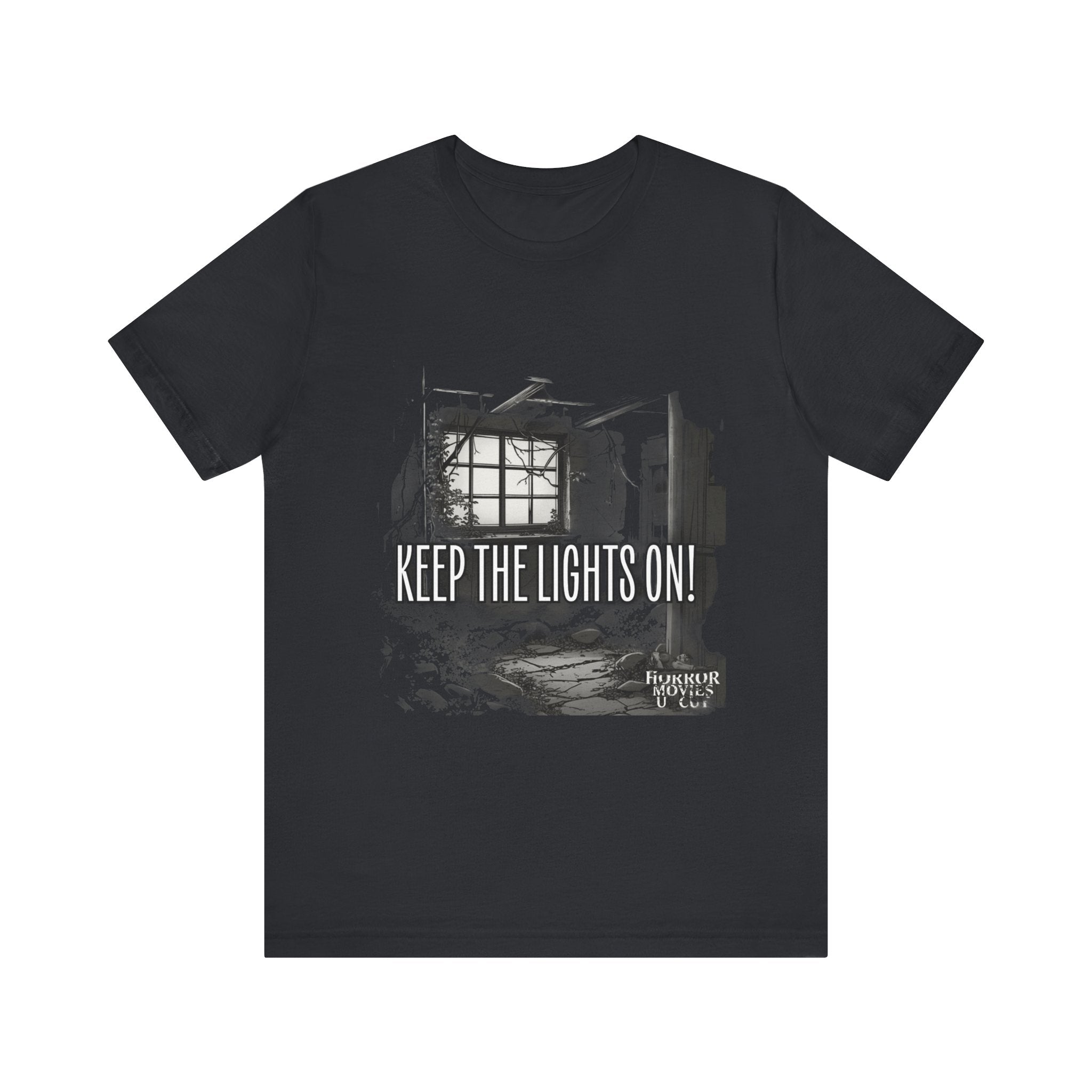 Horror Podcast Tee - Keep The Lights On