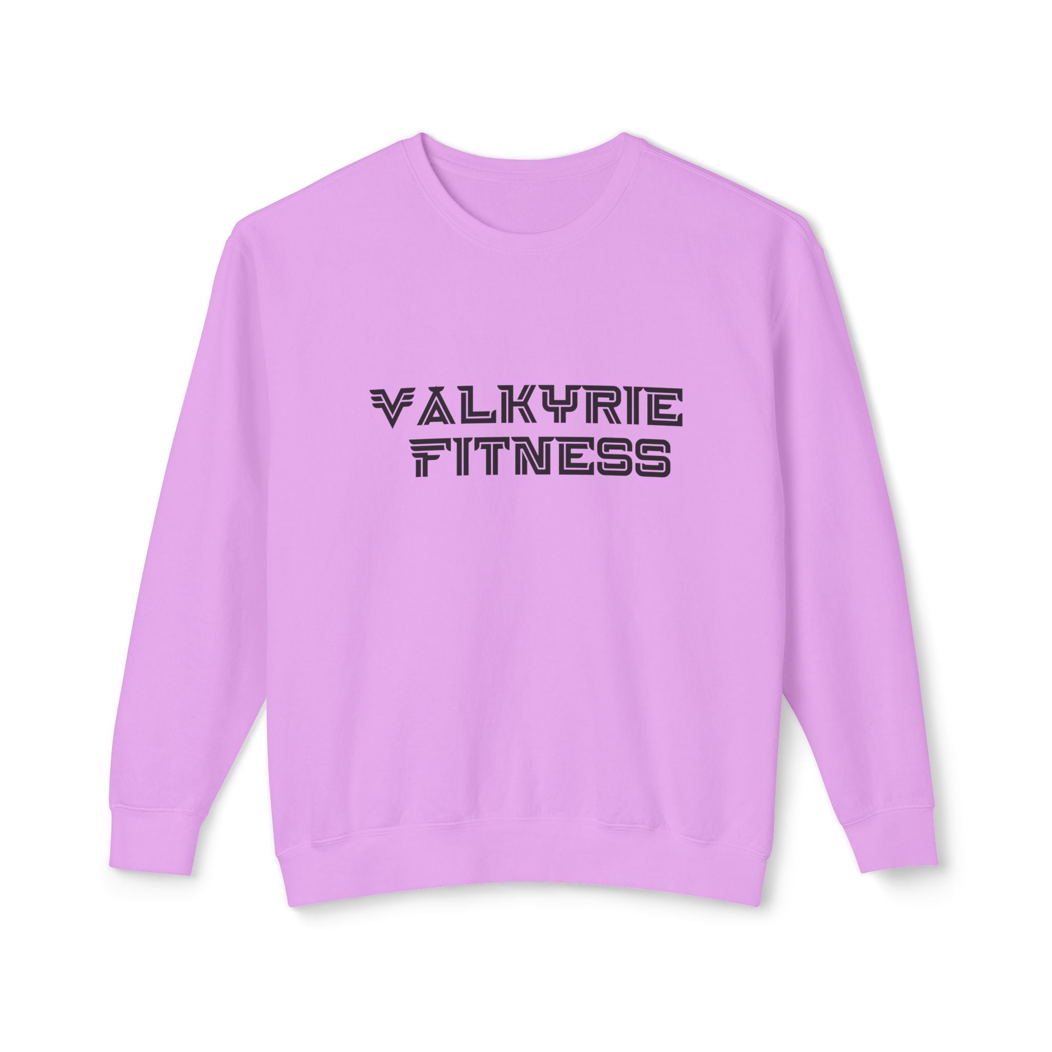 Valkyrie Fitness Unisex Crewneck Sweatshirt - Lightweight Gym Apparel