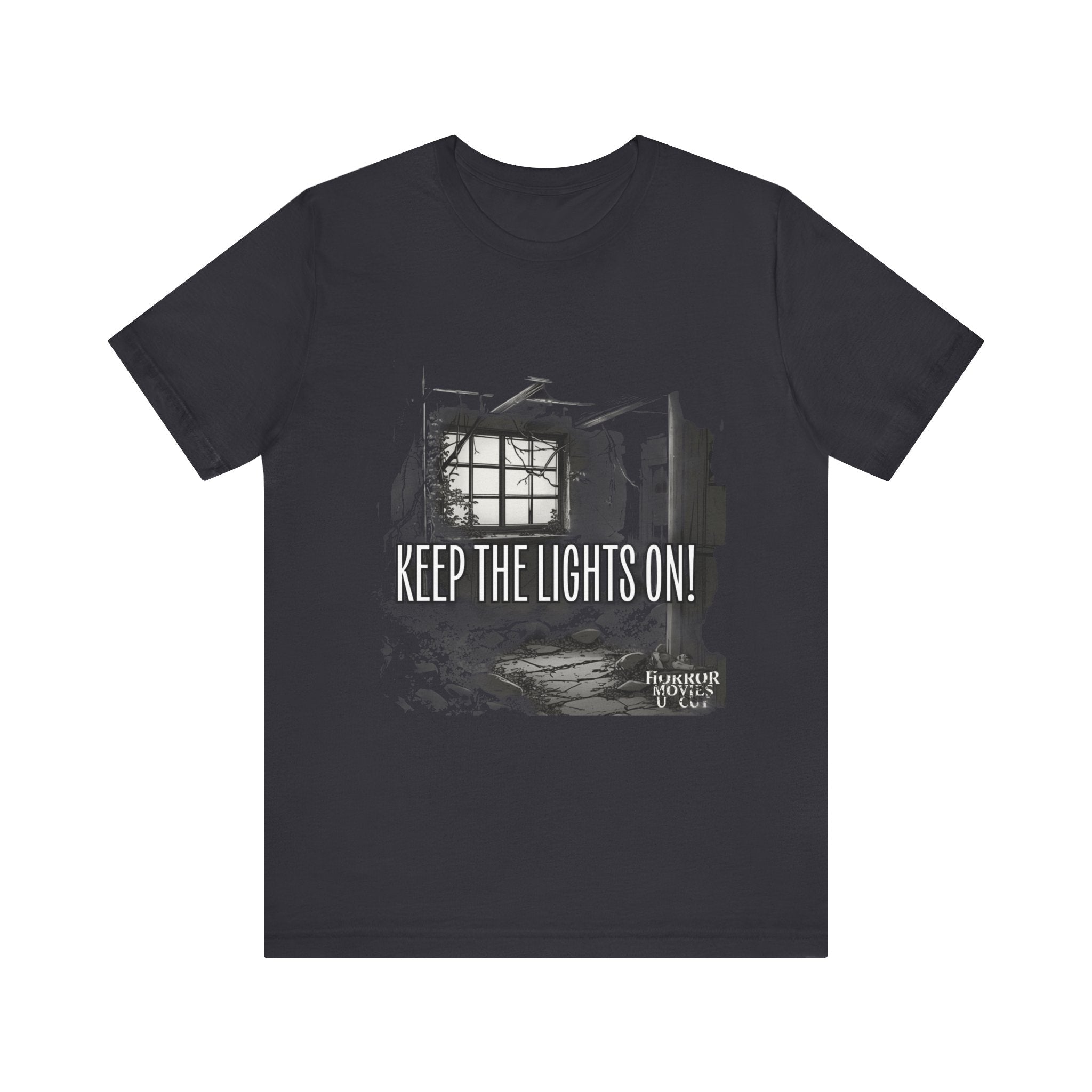 Horror Podcast Tee - Keep The Lights On