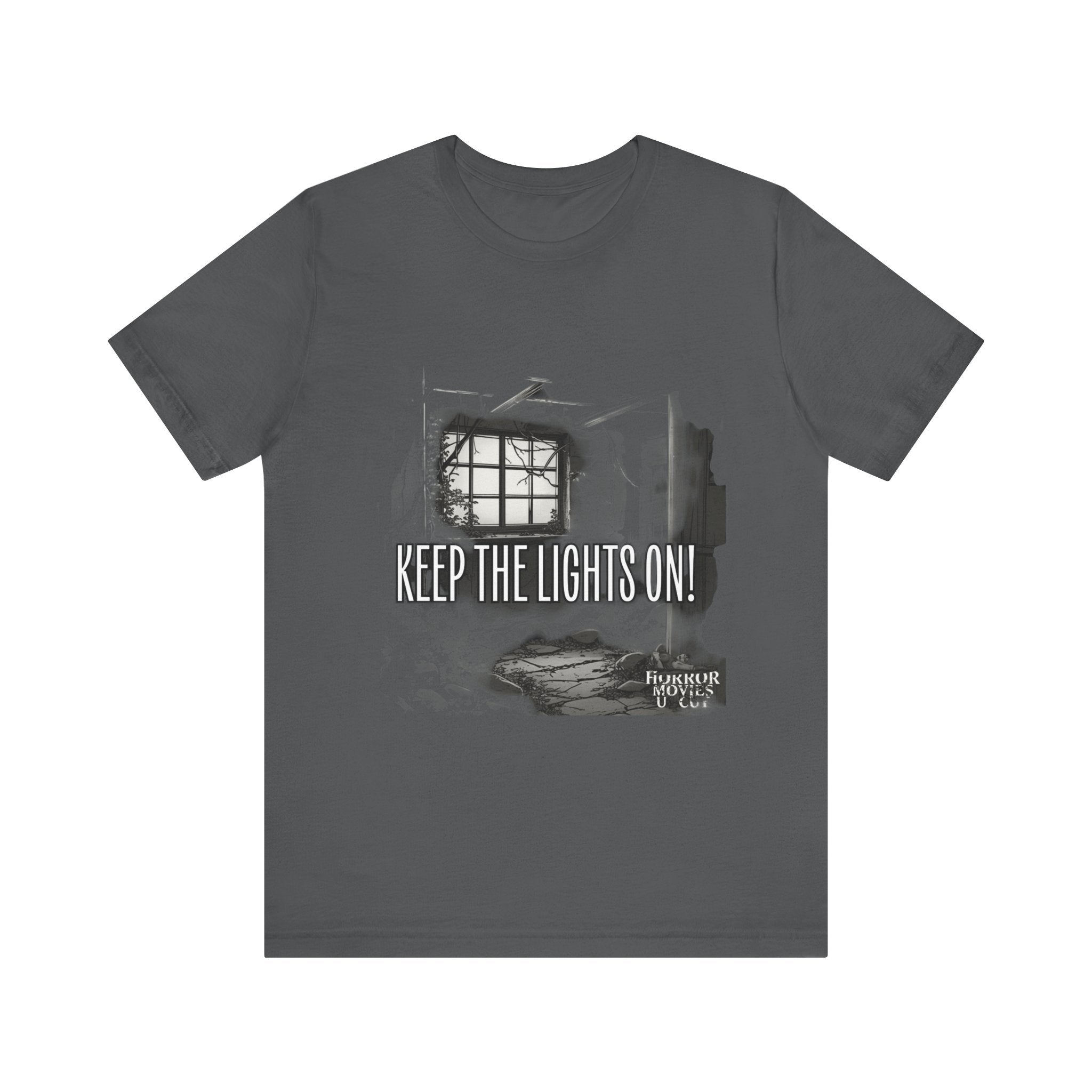 Horror Podcast Tee - Keep The Lights On