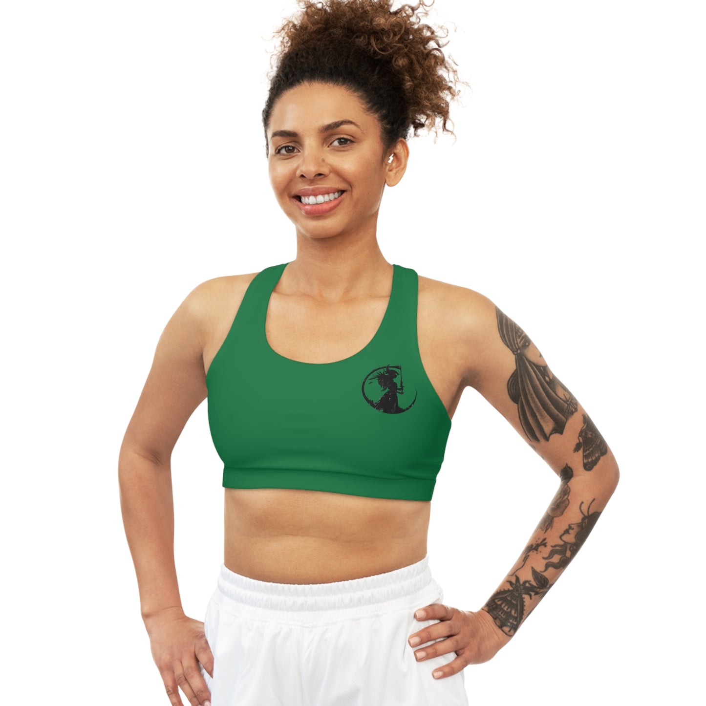 Seamless VF Logo Sports Bra (AOP)