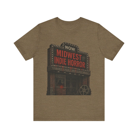 Midwest Indie Horror Tee, Unisex Graphic Tee, Horror Movie Shirt, Indie Film Merch, Halloween Costume T-Shirt, Unique Gift for Film Lovers