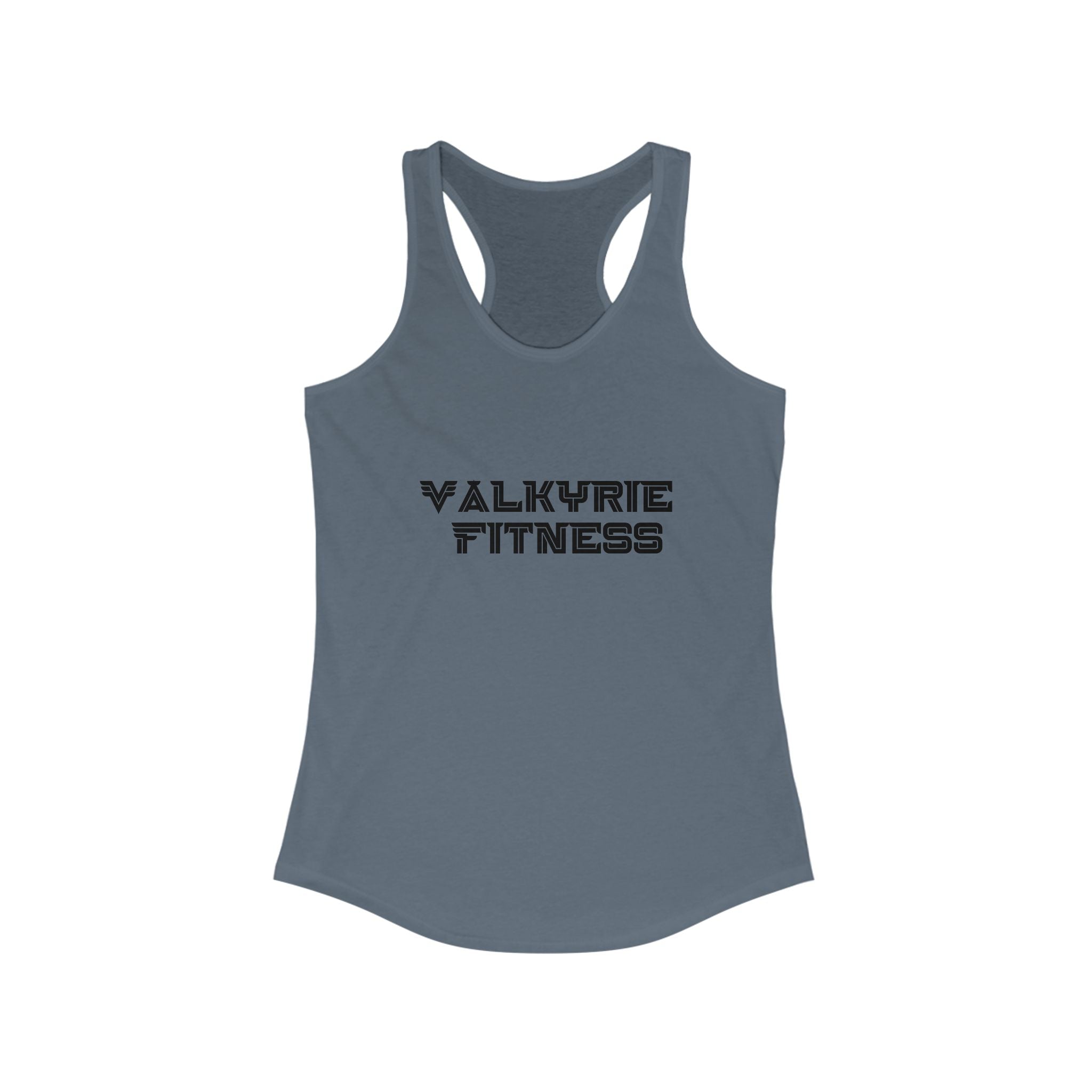 Empowering Women's Fitness Racerback Tank, Workout Top, Gym Apparel, Athletic Wear, Fitness Gift, Valkyrie Fitness