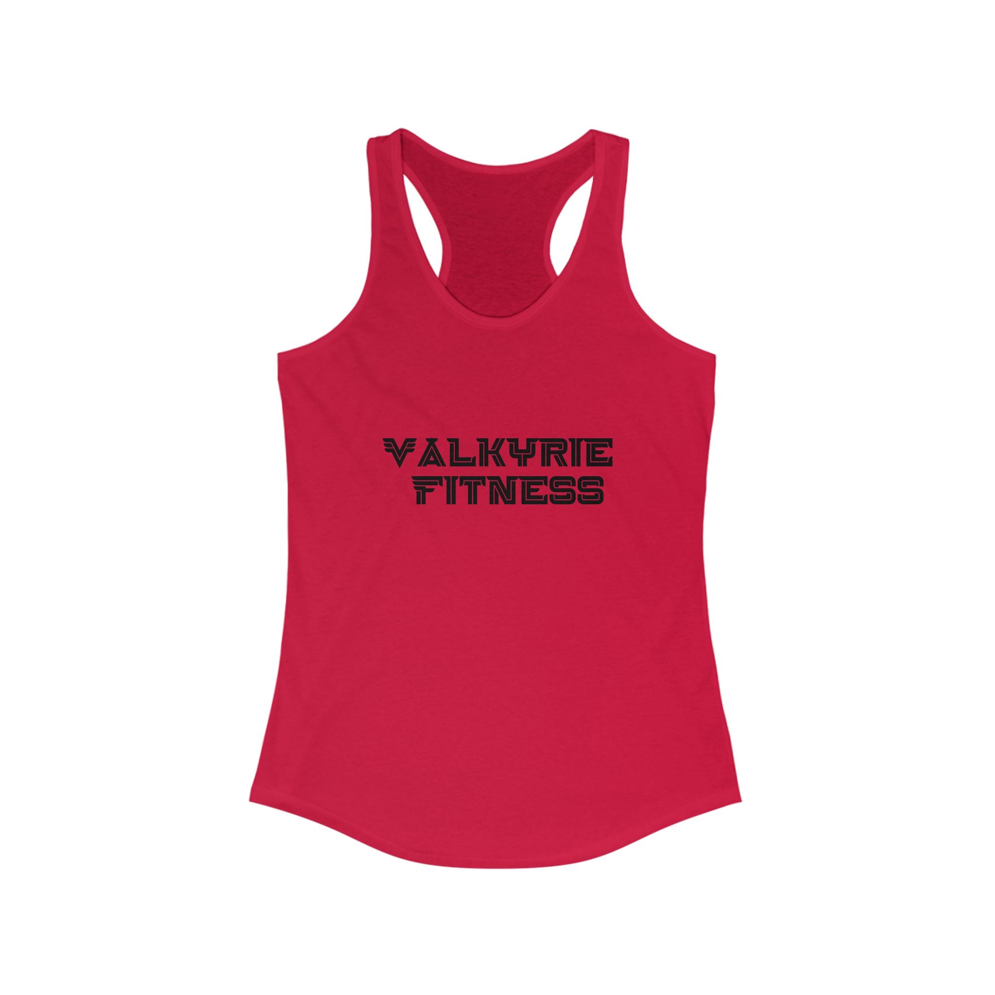 Empowering Women's Fitness Racerback Tank, Workout Top, Gym Apparel, Athletic Wear, Fitness Gift, Valkyrie Fitness