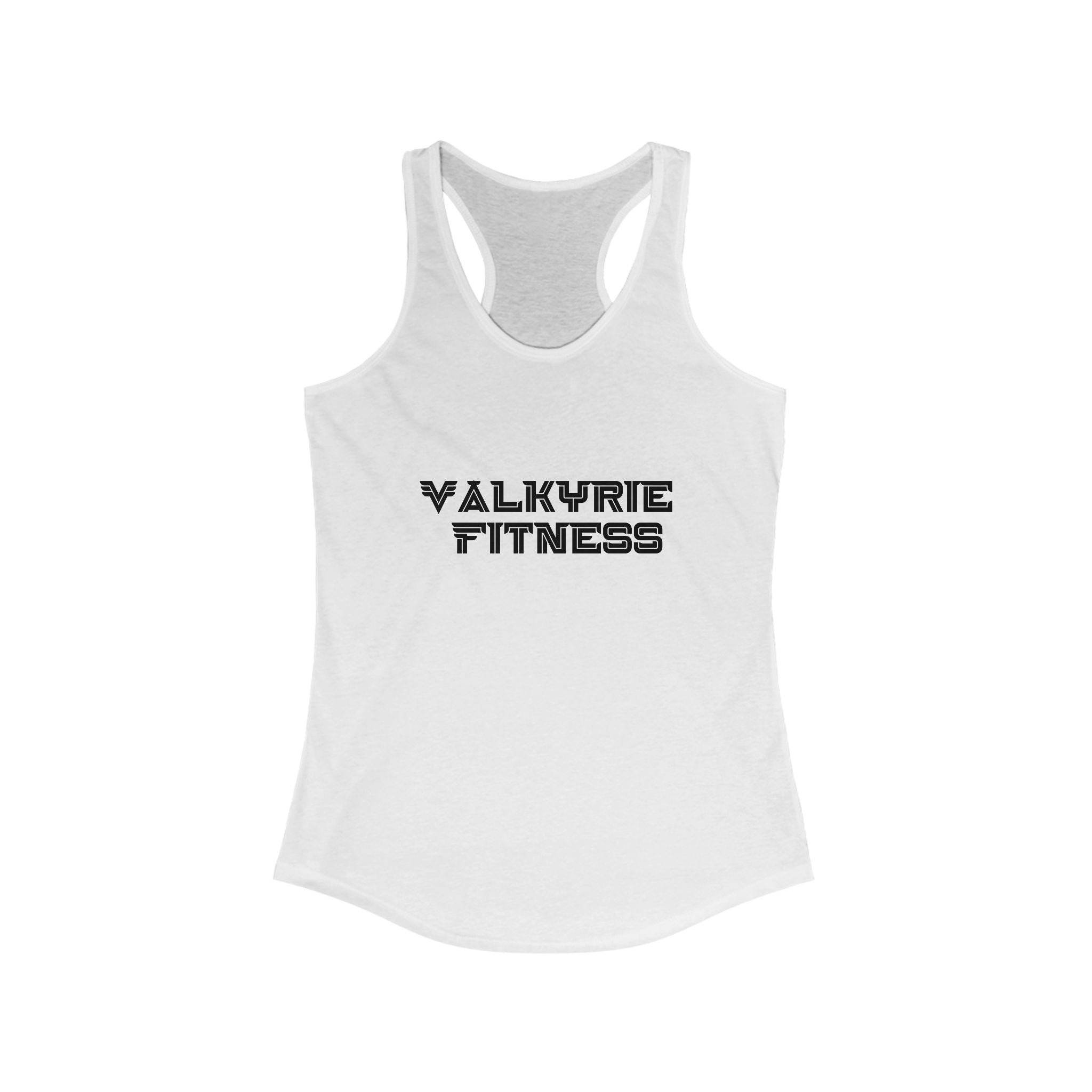Empowering Women's Fitness Racerback Tank, Workout Top, Gym Apparel, Athletic Wear, Fitness Gift, Valkyrie Fitness