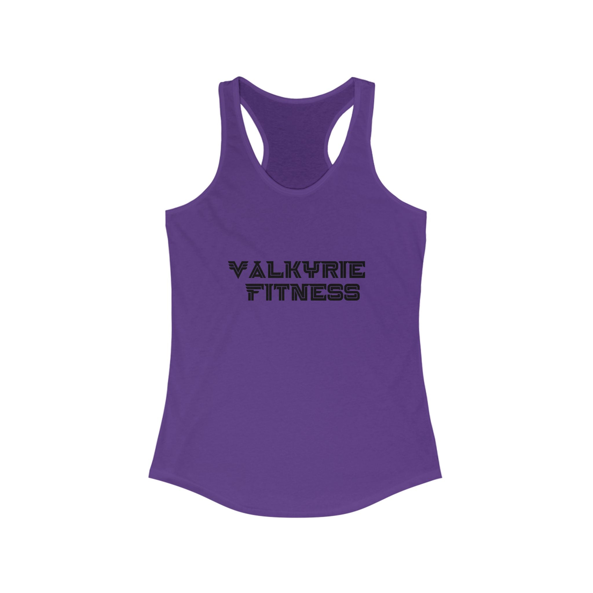 Empowering Women's Fitness Racerback Tank, Workout Top, Gym Apparel, Athletic Wear, Fitness Gift, Valkyrie Fitness