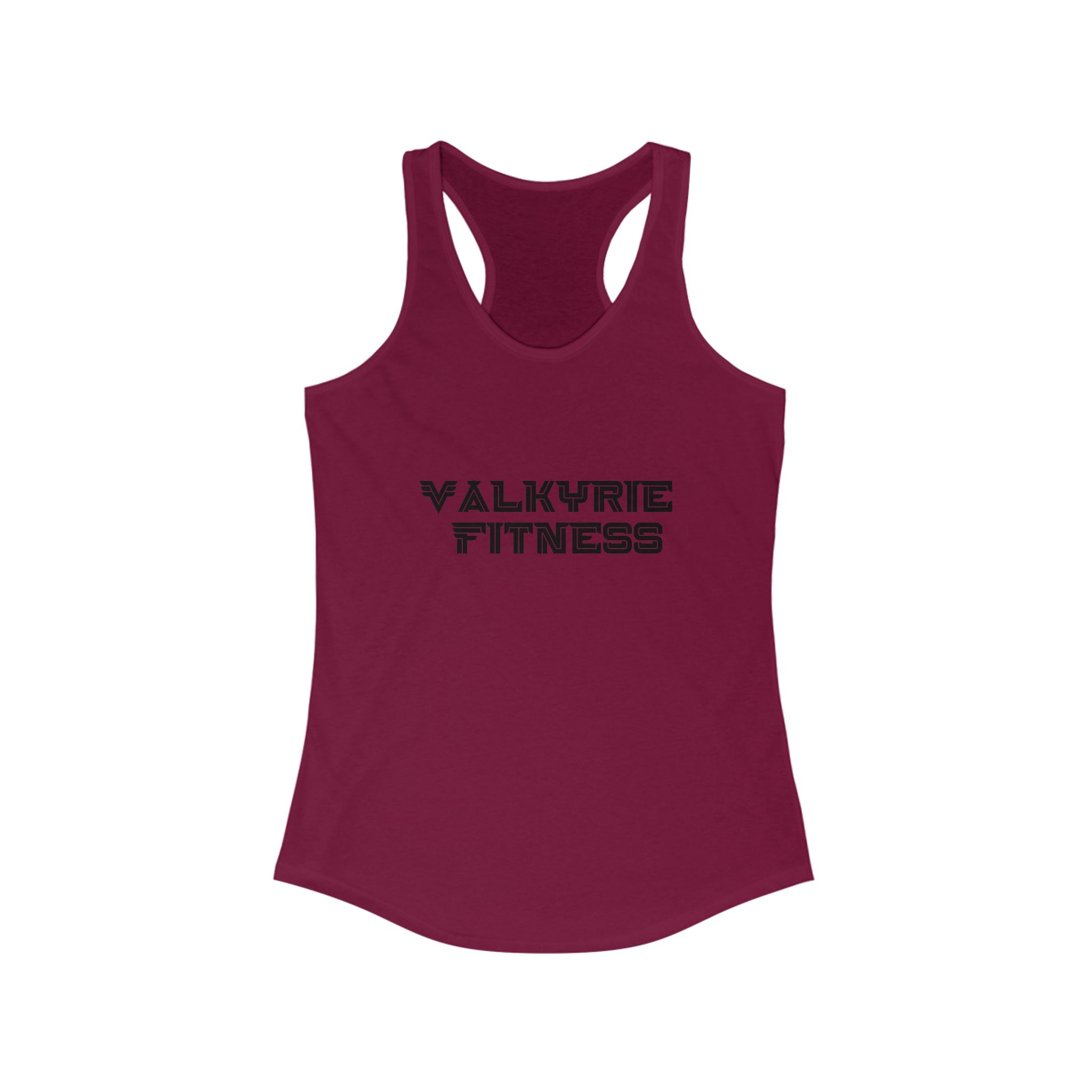 Empowering Women's Fitness Racerback Tank, Workout Top, Gym Apparel, Athletic Wear, Fitness Gift, Valkyrie Fitness