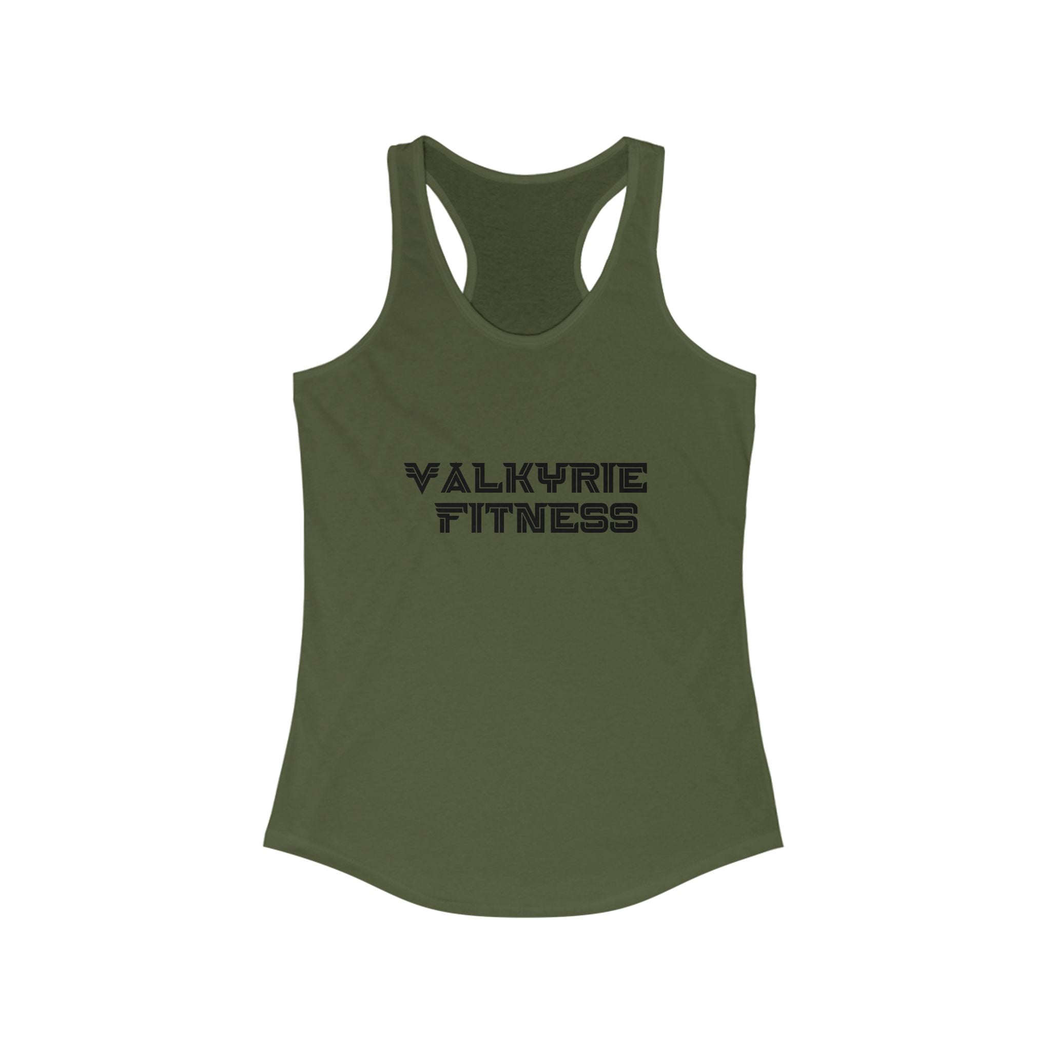 Empowering Women's Fitness Racerback Tank, Workout Top, Gym Apparel, Athletic Wear, Fitness Gift, Valkyrie Fitness