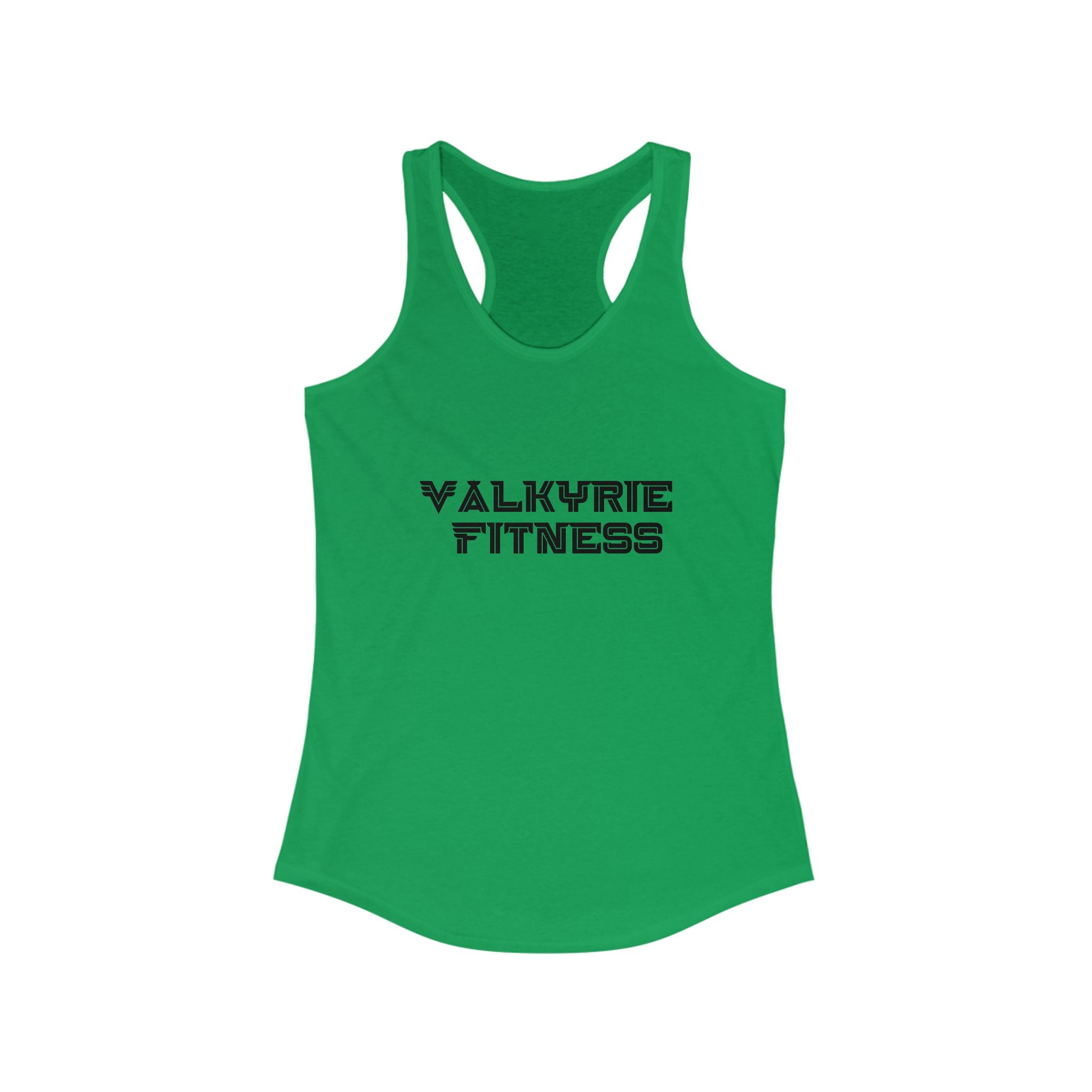 Empowering Women's Fitness Racerback Tank, Workout Top, Gym Apparel, Athletic Wear, Fitness Gift, Valkyrie Fitness