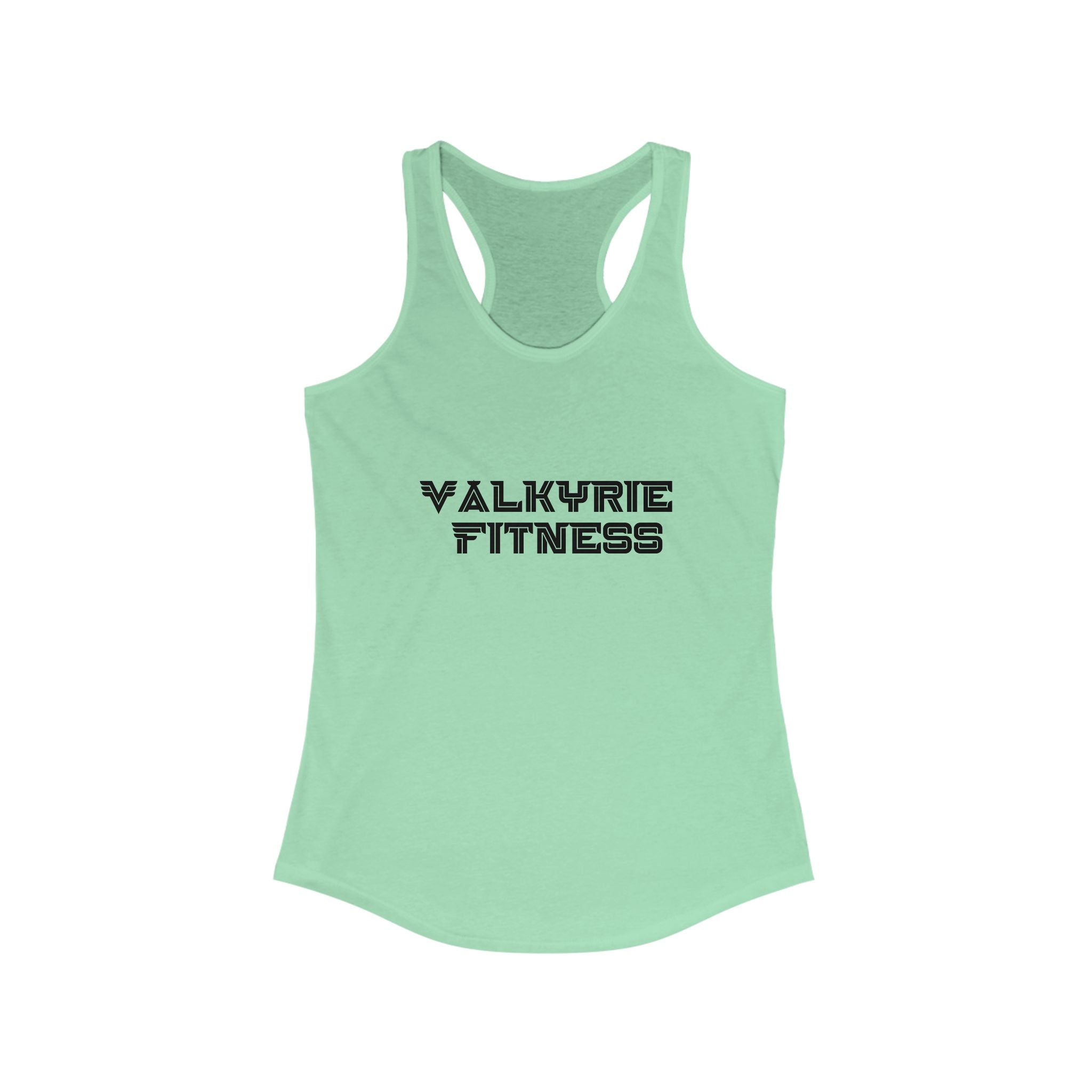 Empowering Women's Fitness Racerback Tank, Workout Top, Gym Apparel, Athletic Wear, Fitness Gift, Valkyrie Fitness
