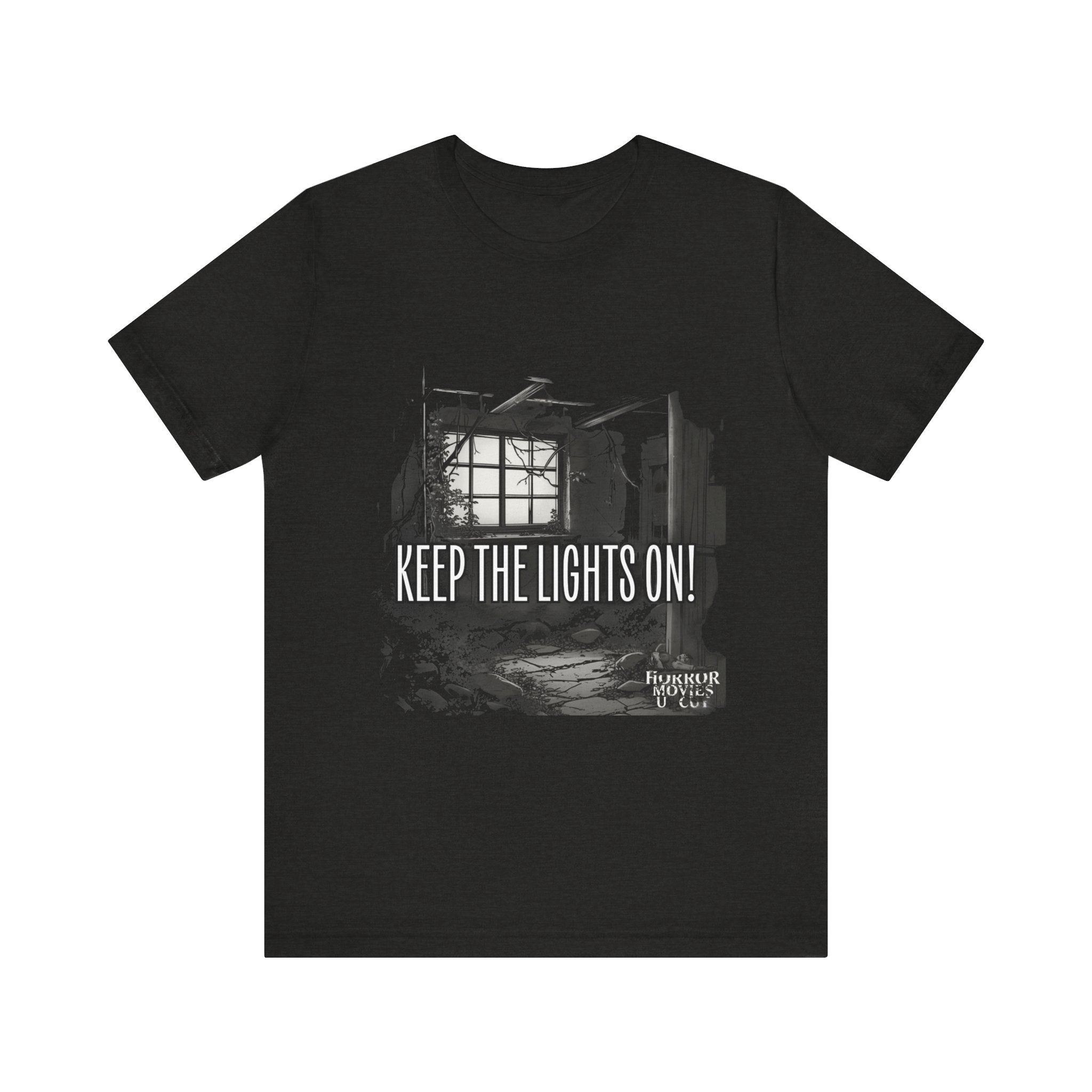 Horror Podcast Tee - Keep The Lights On