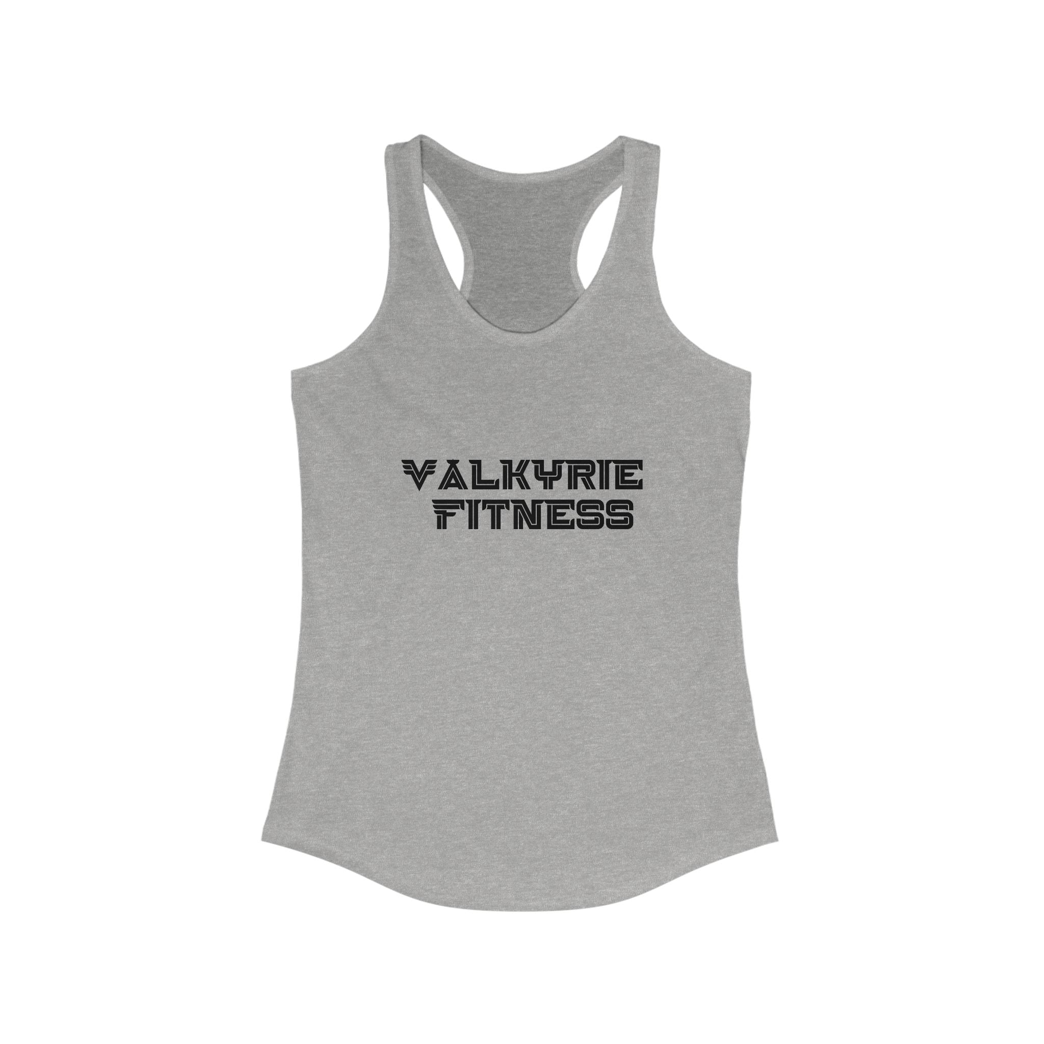 Empowering Women's Fitness Racerback Tank, Workout Top, Gym Apparel, Athletic Wear, Fitness Gift, Valkyrie Fitness