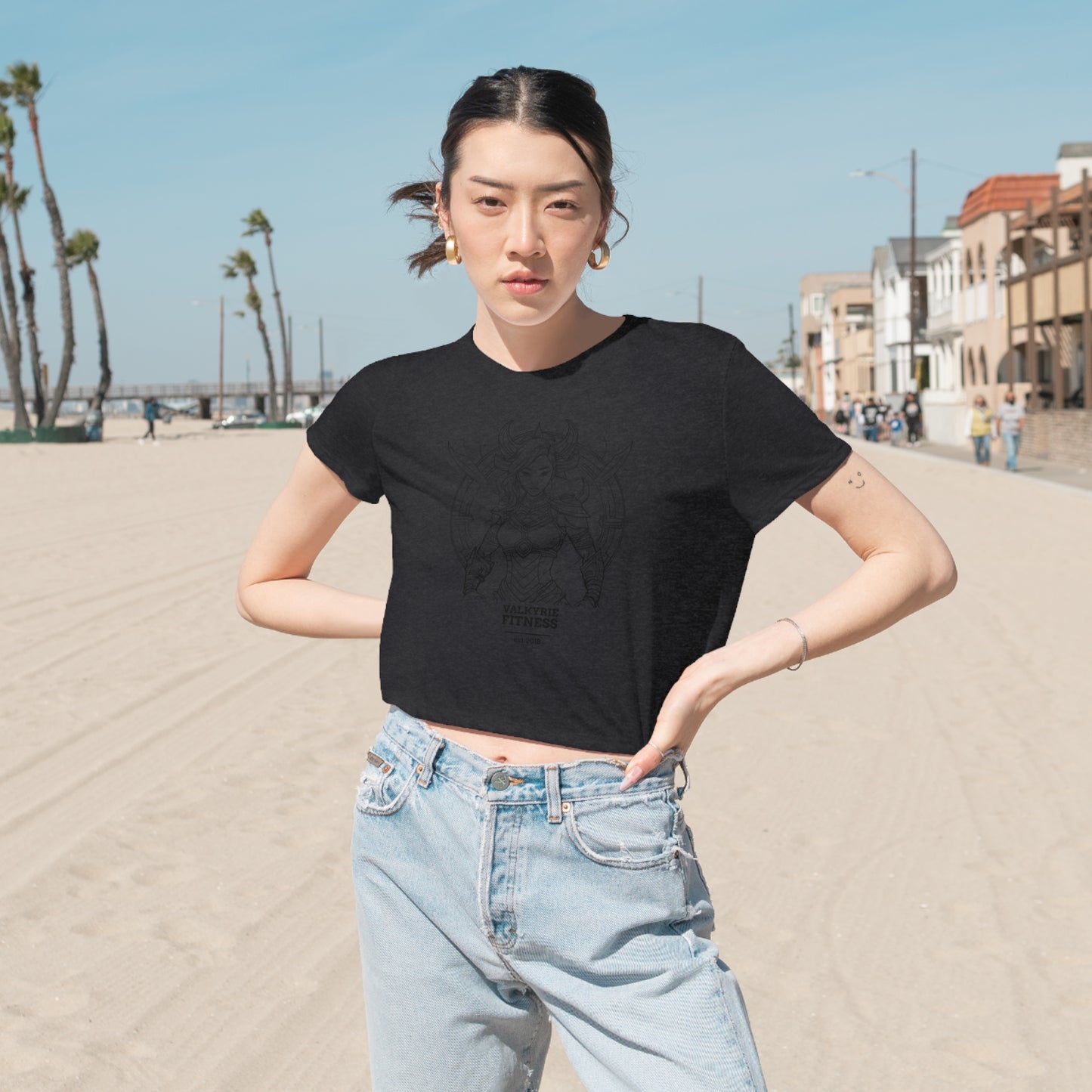 Women's VF SUMMER 24' Flowy Cropped Tee