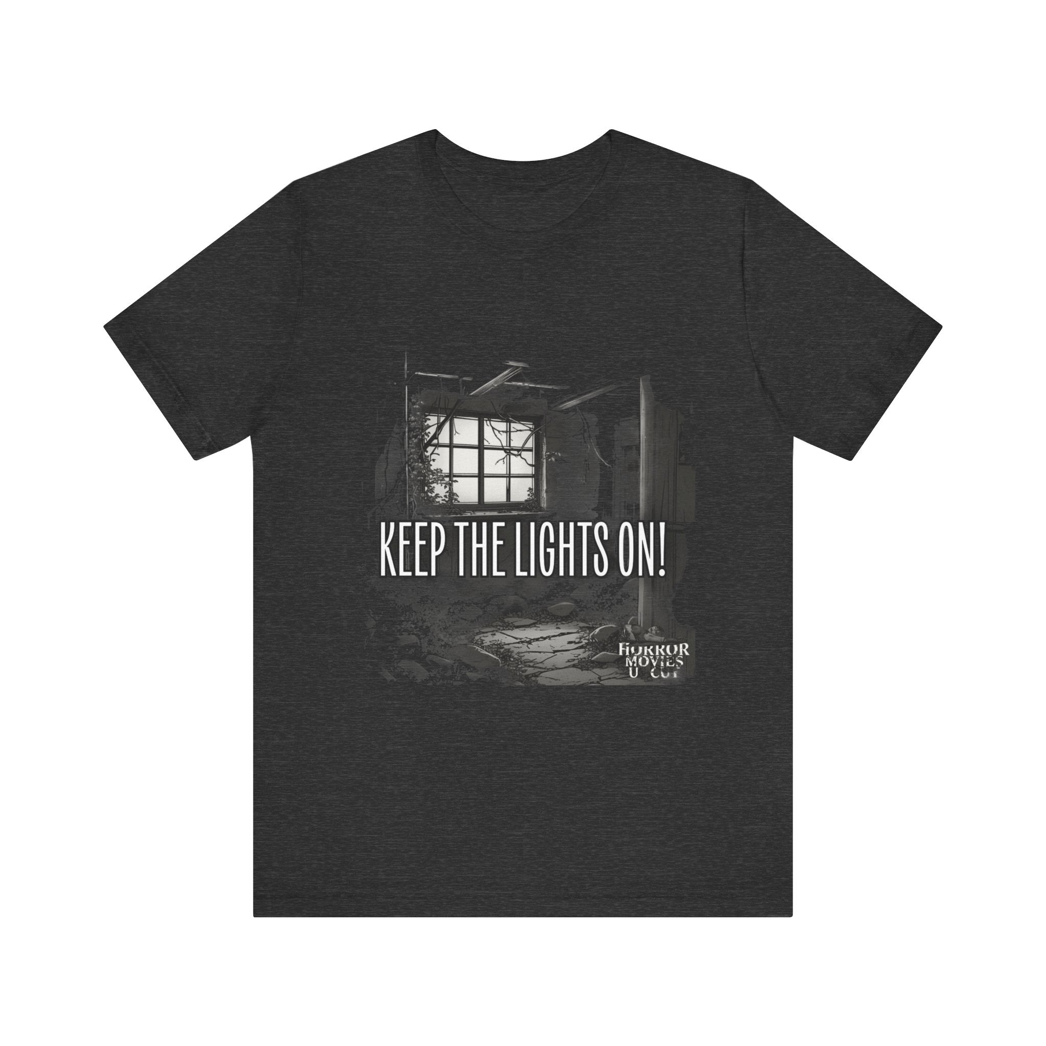 Horror Podcast Tee - Keep The Lights On